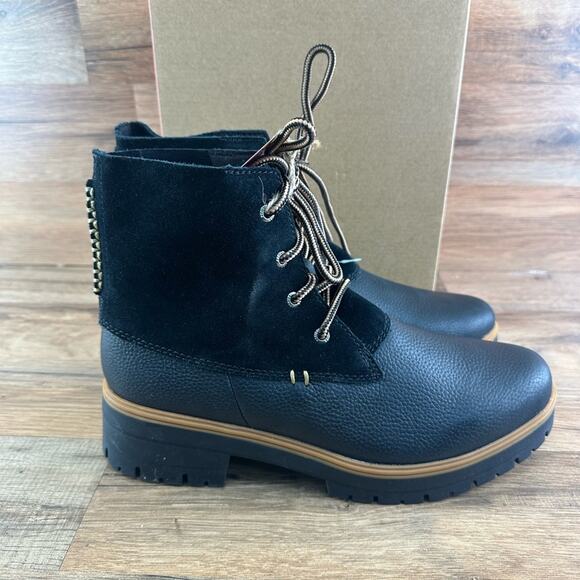 Kodiak Women's Bootie Lace Up Atlin Power Heel Suede Leather Black size … - Picture 4 of 15